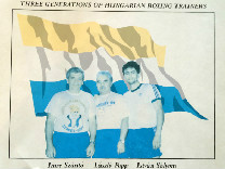 Three generations of Hungarian Boxing Trainers