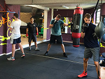 Boxing classes at Hiscoes Gym, Surry Hills