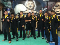 Istvan with a team of Boxers from New Zealand